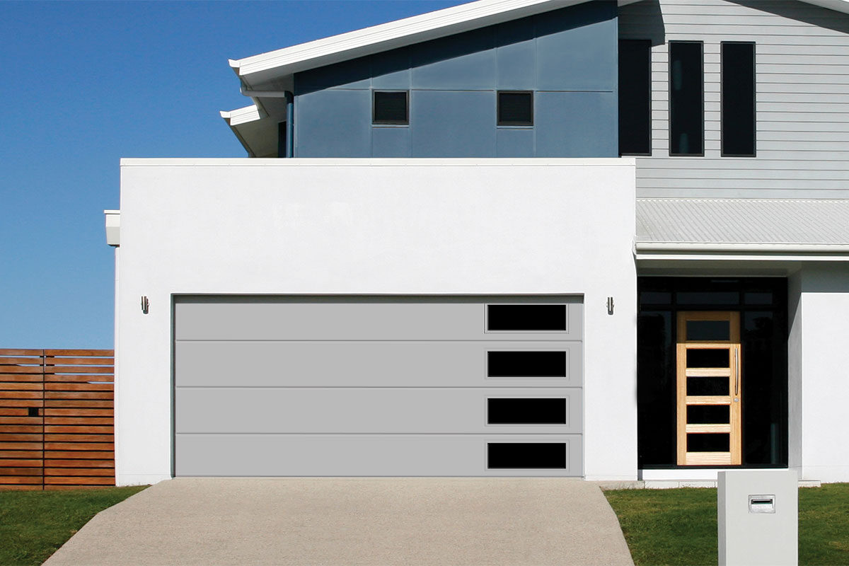 flush panel garage doors